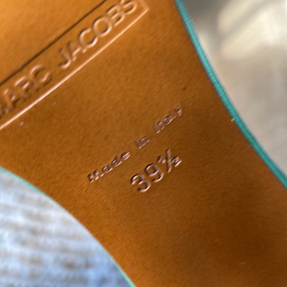 Marc Jacobs green kitten Mules size 39 1/2 - Picture 8 of 9